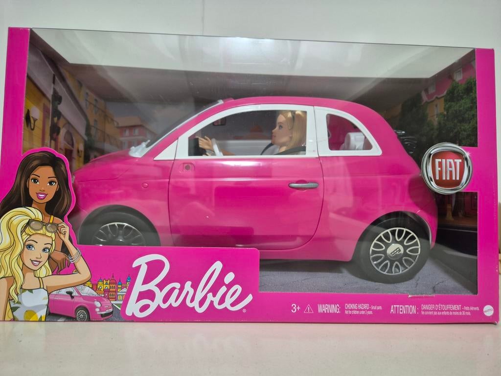 Barbie fiat 500, Ophalen of Verzenden, Nieuw, Barbie