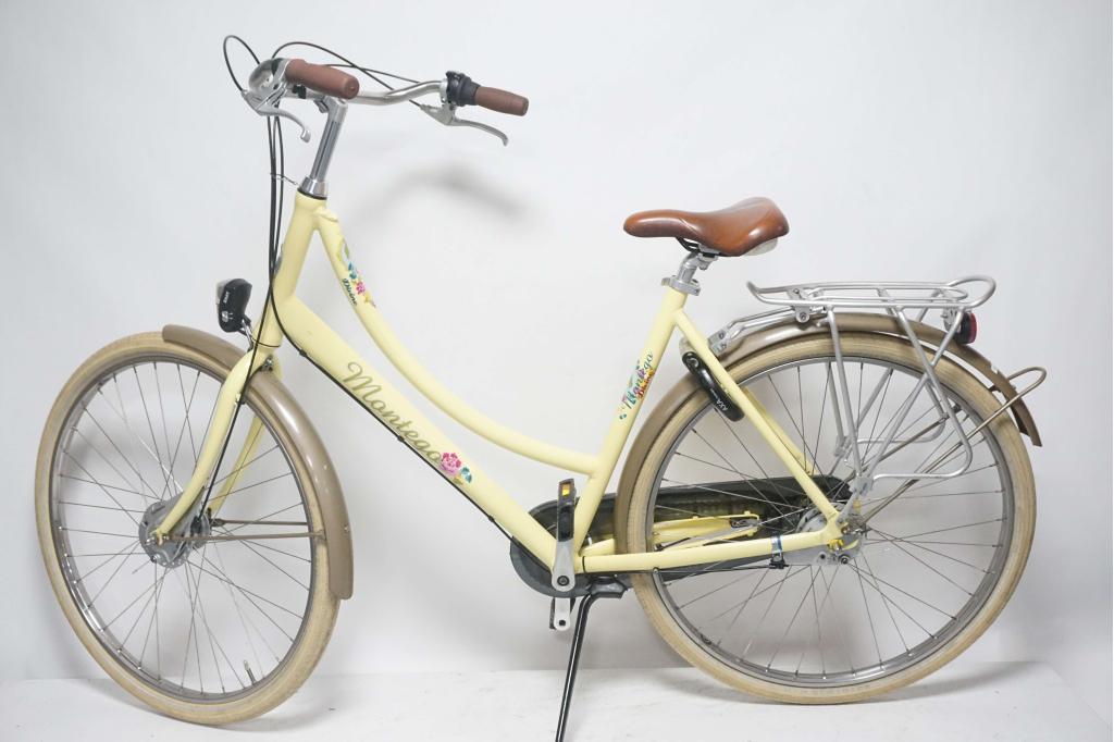 Refurbished Montego Divine N3 Geel 55cm - Damesfiets, Fietsen en Brommers, Fietsen | Dames | Damesfietsen, Versnellingen, Niet ingevuld