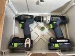 Festool TID 18 & PDC 18/4 + 2x 4.0ah accu's, Ophalen of Verzenden, Zo goed als nieuw, Boor- en Schroefmachine, Variabele snelheid