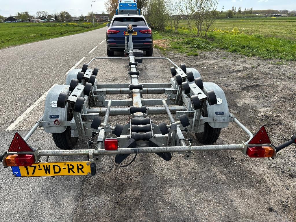 Riba boottrailer BVT 2100 tandemasser  laadvermogen 1540kg, Ophalen, 1500 tot 3000 kg, 6 tot 9 meter, Overige typen