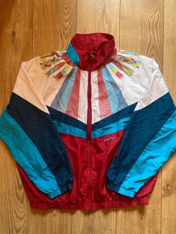 Vintage 80's Ellesse Trainings Jas mt XL., Overige kleuren, Maat 56/58 (XL), Zo goed als nieuw, Algemeen