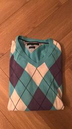 Tommy Hilfiger V-hals trui maat L, Ophalen of Verzenden, Zo goed als nieuw, Maat 52/54 (L), Wit