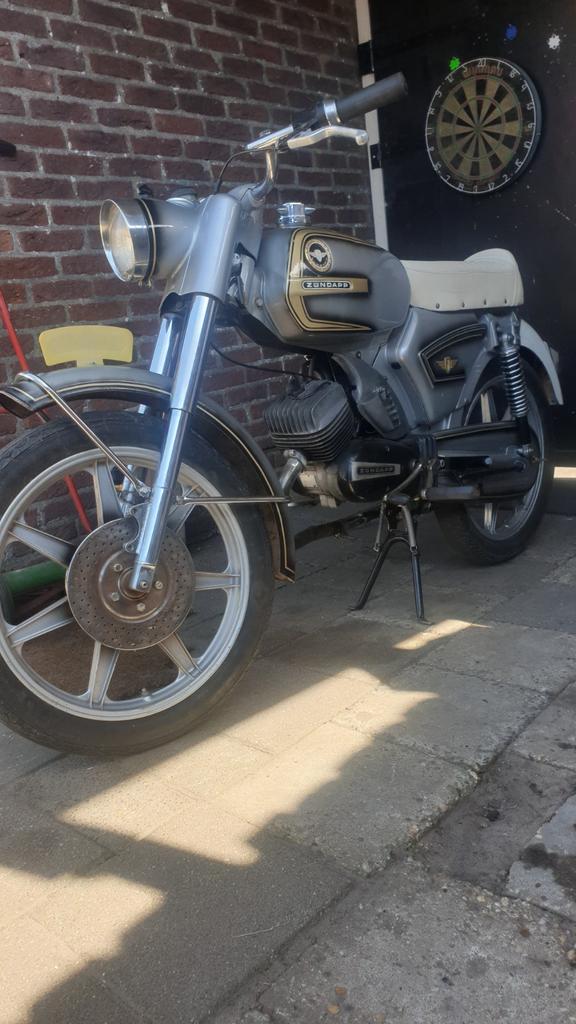 Tk old skool zundapp nl brom kenteken, Ophalen of Verzenden, Gebruikt