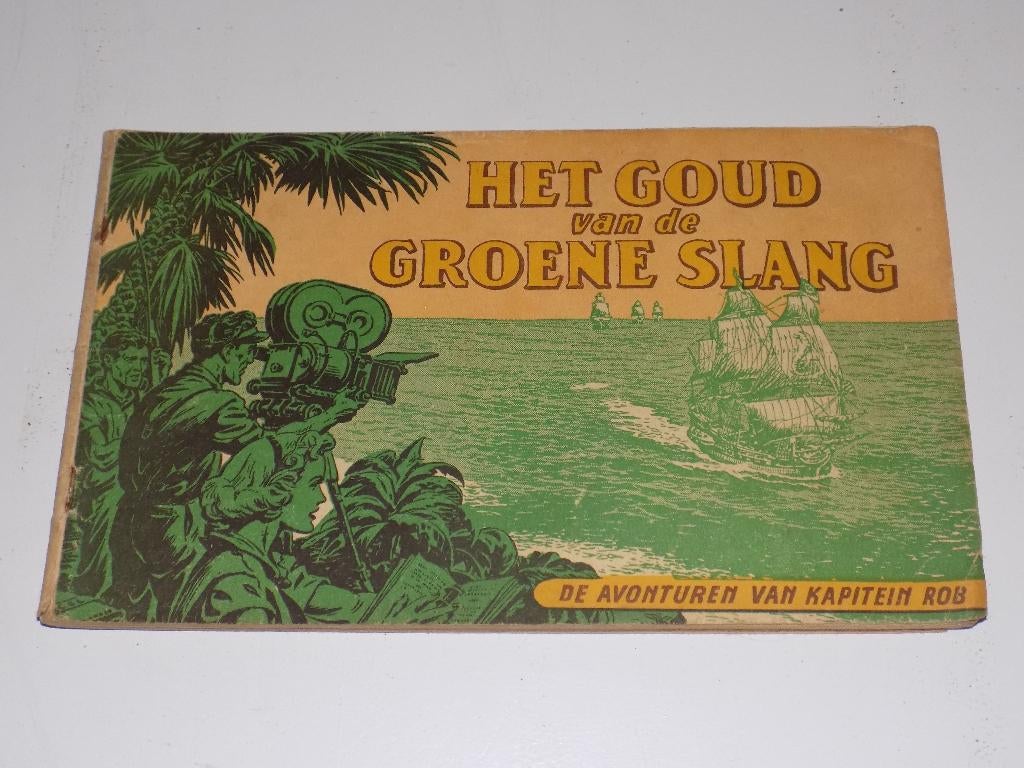 Kapitein Rob - 19_O_Het goud van de Groene Slang, Eén stripboek, Ophalen of Verzenden, Gelezen, Pieter Kuhn