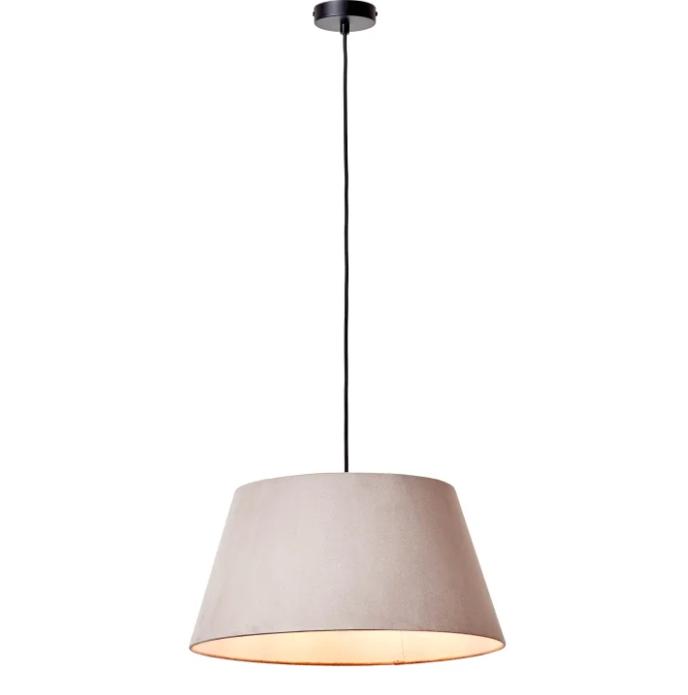 Brilliant Brok Hanglamp - Ø50cm - E27 - Taupeh NIEUW, Nieuw, Ophalen of Verzenden, Stof, 75 cm of meer