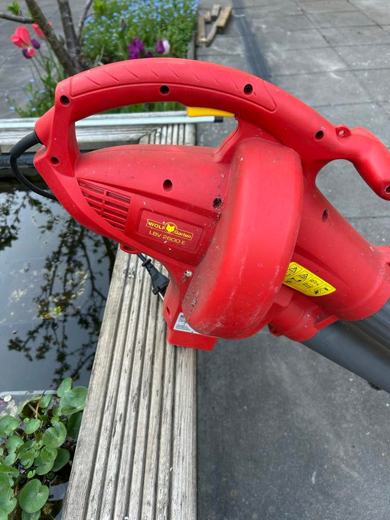 Wolf Garten Bladblazer LBV 2000 E - Elektrisch, Ophalen, Gebruikt, Met zuigfunctie, Handgedragen