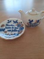 Miniatuur porseleinen theesetje, Ophalen of Verzenden