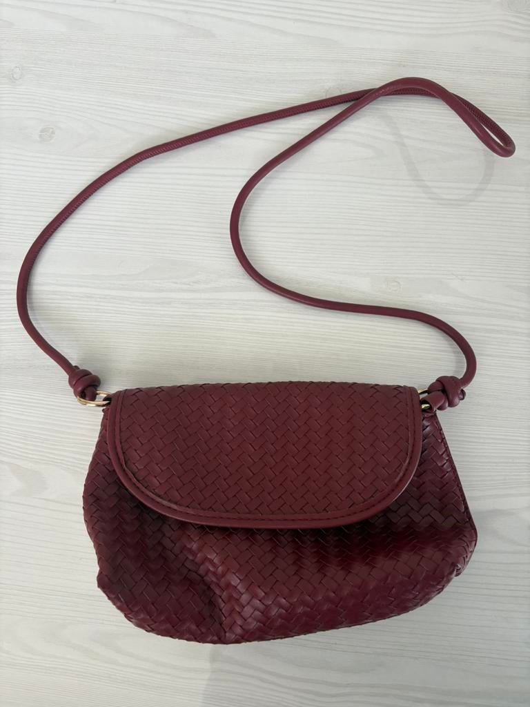 Schoudertas, Ophalen of Verzenden, Zo goed als nieuw, Rood