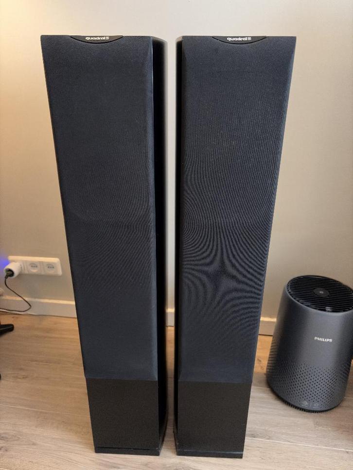 Quadral Ascent 80 LE : 3-weg staande vloerspeakers EUR 200, Audio, Tv en Foto, Luidsprekers, Zo goed als nieuw, Front, Rear of Stereo speakers