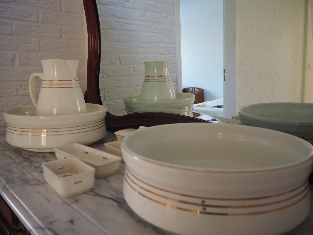 Lampet set - stel - Poppelsdorf, Antiek en Kunst, Ophalen