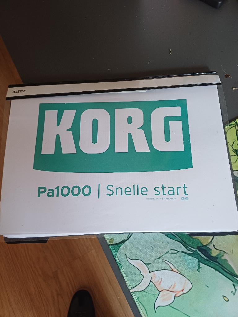 Nieuwe Nederlandse handleiding van Korg Pa 1000, Muziek en Instrumenten, Ophalen of Verzenden, Zo goed als nieuw, 61 toetsen, Korg
