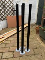 Ikea verstelbare poten bureau of werkbank, Ophalen, Gebruikt, Rond, 50 tot 100 cm