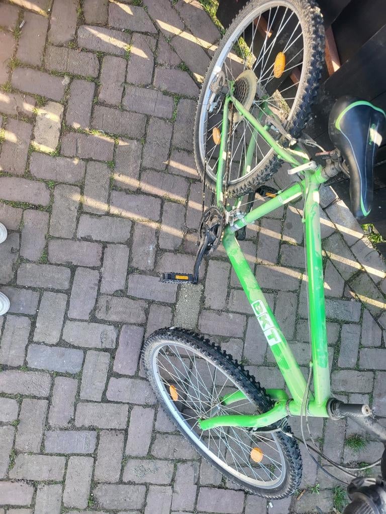 Groene kinderfiets 26 inch met versnellingen, Ophalen of Verzenden, Gebruikt, 26 inch of meer, Versnellingen