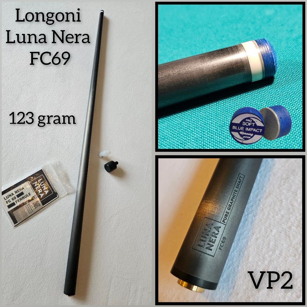 Longoni Luna Nera FC69 VP2 - 11,8mm / Nieuw - Vaste prijs!, Ophalen of Verzenden, Nieuw, Keu of Ballen