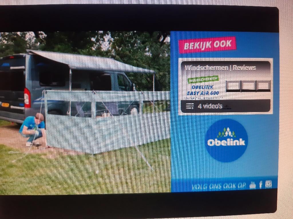 Obelink Stabil PVC Window windscherm, Caravans en Kamperen, Windschermen, Ophalen, Nieuw