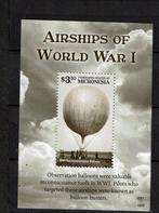 micronesie 2015 pf blok wo1 luchtballonnen luchtvaart oorlog, Ophalen of Verzenden, Postfris, Overige thema's