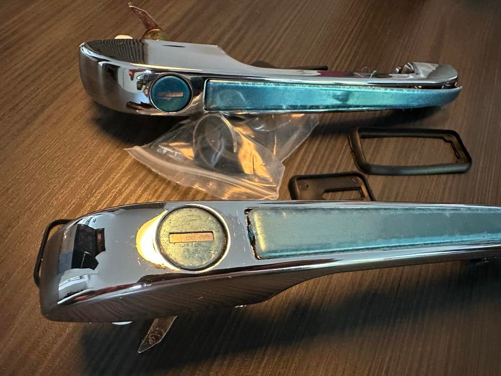 Golf 1 cabrio chrome handgrepen, Nieuw, Ophalen of Verzenden, Volkswagen, Voor