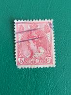 Nederland Wilhelmina 5 cent - Gestempeld, Postzegels en Munten, Ophalen of Verzenden, T/m 1940, Gestempeld