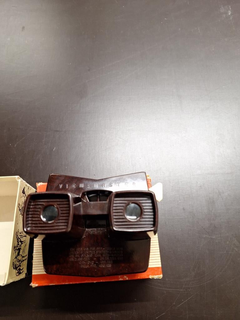 Bakeliet viewmaster in doos, ?, Zo goed als nieuw, View-master, ?