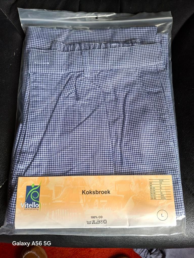 Nieuwe Vitello Koksbroek Maat L (52/54), Ophalen of Verzenden, Nieuw, Maat 52/54 (L), Vitello