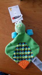 kik ergee dino/krokodil/kikker groen velours tut doekje met, Ophalen of Verzenden, Nieuw, Overige typen