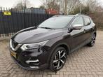 Nissan QASHQAI 1.2 Tekna + Leer/Pano/Bose/Clima/Camera/Cruis, Auto's, Gebruikt, 4 cilinders, 116 pk, Zwart
