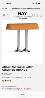 Hay anagram tafellamp oranje, Ophalen of Verzenden, Zo goed als nieuw, Minder dan 50 cm
