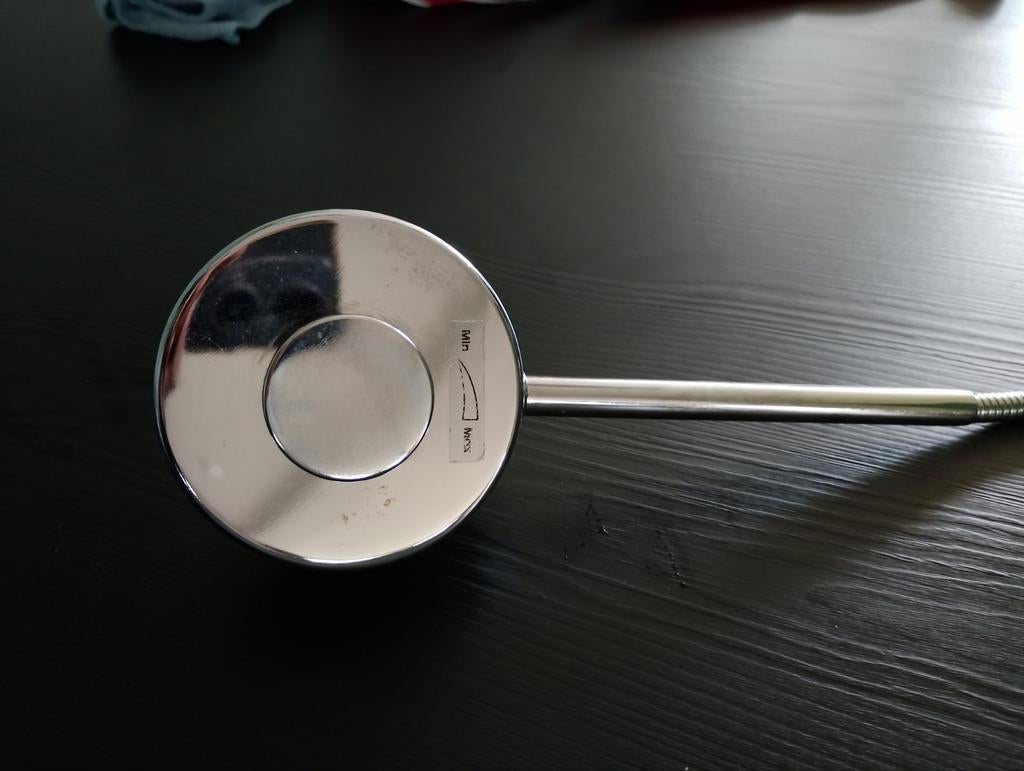 Flexibele leeslamp voor stopcontact met dimmer, Huis en Inrichting, Lampen | Wandlampen, Ophalen, Gebruikt, Glas, Modern, Flexibel