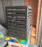 Houten zwarte lamp 52 x 35 cm, Ophalen, Zo goed als nieuw, Minder dan 100 cm