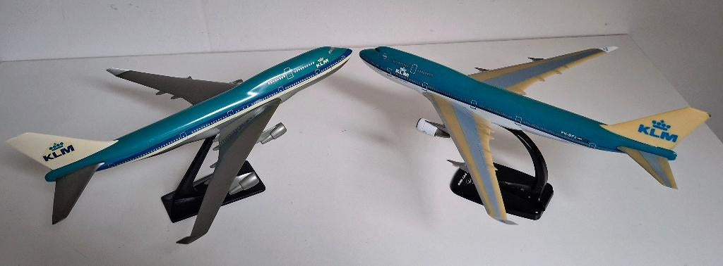 1 KLM BOEING 747 &  1 KLM 747 GRATIS!!!!!!! 2 VOOR  €16,99., Ophalen of Verzenden, Zo goed als nieuw, Schaalmodel