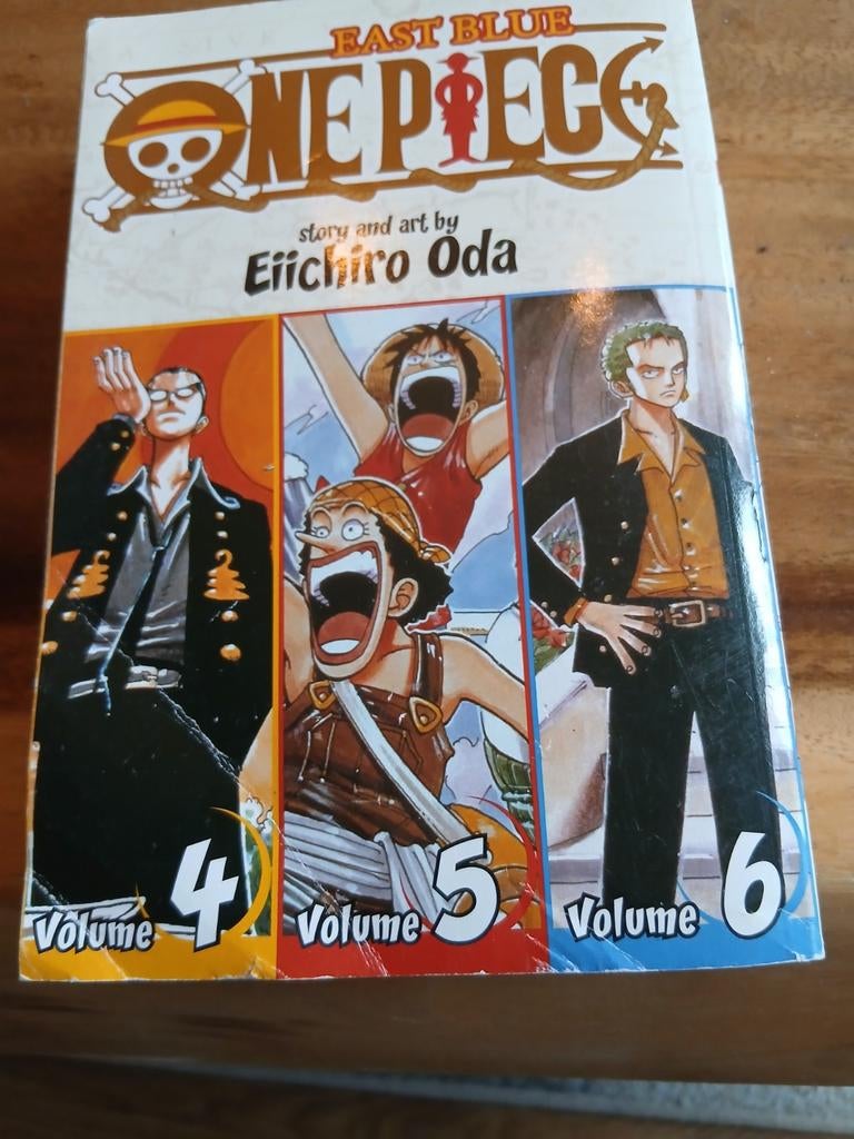 One Piece East Blue Manga Vol. 4, 5, 6 - Engels, Meerdere stripboeken, Ophalen of Verzenden, Zo goed als nieuw, Eiichiro Oda