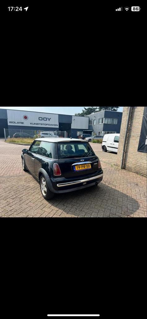 Mini 1.6 16V Cooper 2001 Zwart, Voorwielaandrijving, 1025 kg, 15 km/l, 4 cilinders