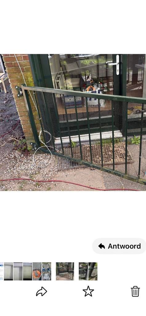 Gratis hekwerk, Ophalen of Verzenden, Zo goed als nieuw, IJzer