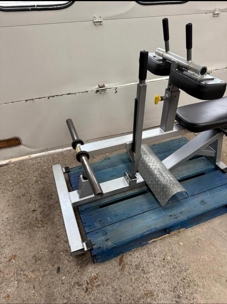 Plate loaded calf raise / 50 mm / calfs / kuiten, Sport en Fitness, Fitnessmaterialen, Ophalen, Benen, Gebruikt, -