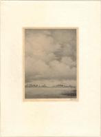 Dirk Harting ets "Snekermeer", gesigneerd 'épreuve d'artiste, Ophalen, Minder dan 50 cm, Gebruikt, Oorspronkelijke maker