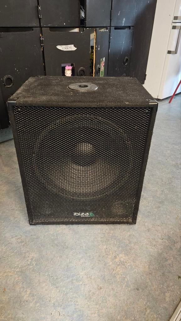 Ibiza Sound SUB15A Actieve Subwoofer - Krachtige Bass, Ophalen, Gebruikt, 120 watt of meer, Subwoofer