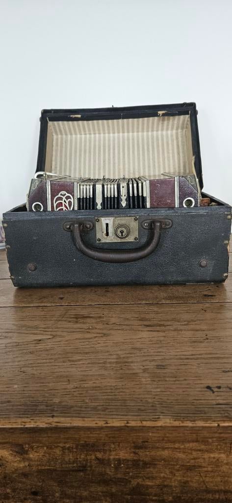 Antieke concertina/ bandoneon, Muziek en Instrumenten, Accordeons, Ophalen of Verzenden, Gebruikt, Overige merken