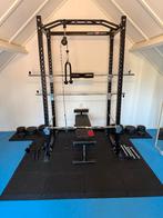 Complete Home Gym: Power Cage, Bank, Halters + Gewichten, Ophalen, Gebruikt, Benen, Overige typen
