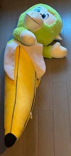 Grote 135 x 50cm Walibi Flevo Bananas knuffel aap, Ophalen of Verzenden, Zo goed als nieuw, Overige typen