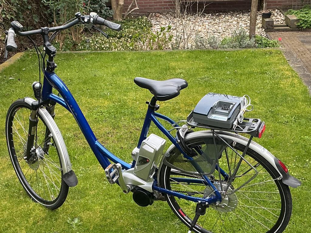 Flyer 36 volt Dames electric fiets, Fietsen en Brommers, Elektrische fietsen, 51 tot 55 cm, Ophalen of Verzenden, Zo goed als nieuw