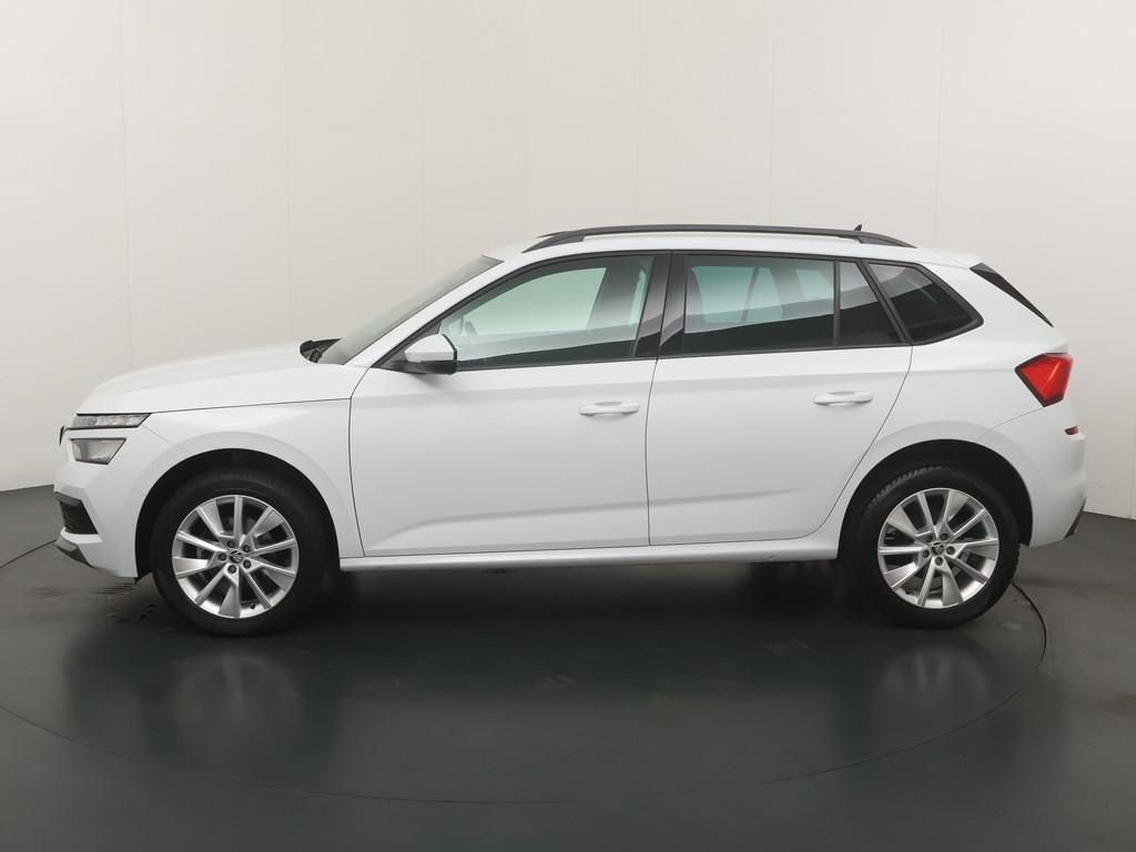 Skoda Kamiq 1.0 TSI 115pk Sport Business | Dealer onderhoude, 12 maanden, Stof, Gebruikt, Wit