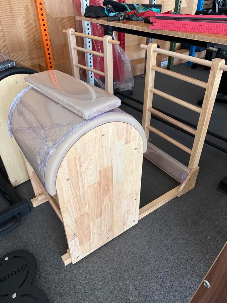 Pilates Ladder Barrel Eiken Hout, Sport en Fitness, Fitnessmaterialen, Nieuw, Overige typen, Buik, Ophalen