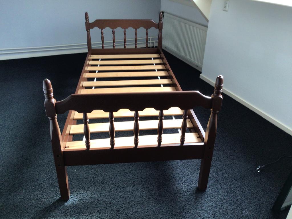 Ledikant 80x190, Huis en Inrichting, Slaapkamer | Matrassen en Bedbodems, Ophalen, Gebruikt, 90 cm, Eenpersoons