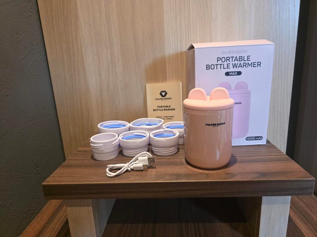 Vulpes Goods flessenwarmer Pro Max, Kinderen en Baby's, Babyvoeding en Toebehoren, Ophalen of Verzenden, Flessen- of potjesverwarmer