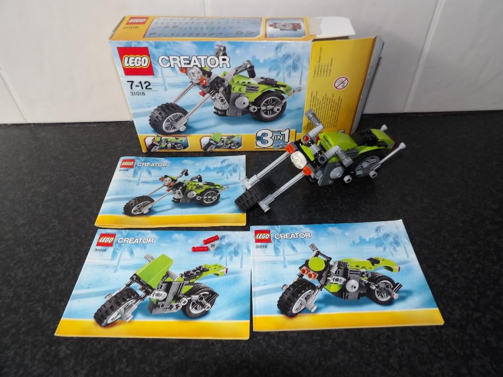 als nieuw Lego Creator 31018 highway cruiser incl doos + boe, Compleet, Lego, Ophalen of Verzenden, Zo goed als nieuw