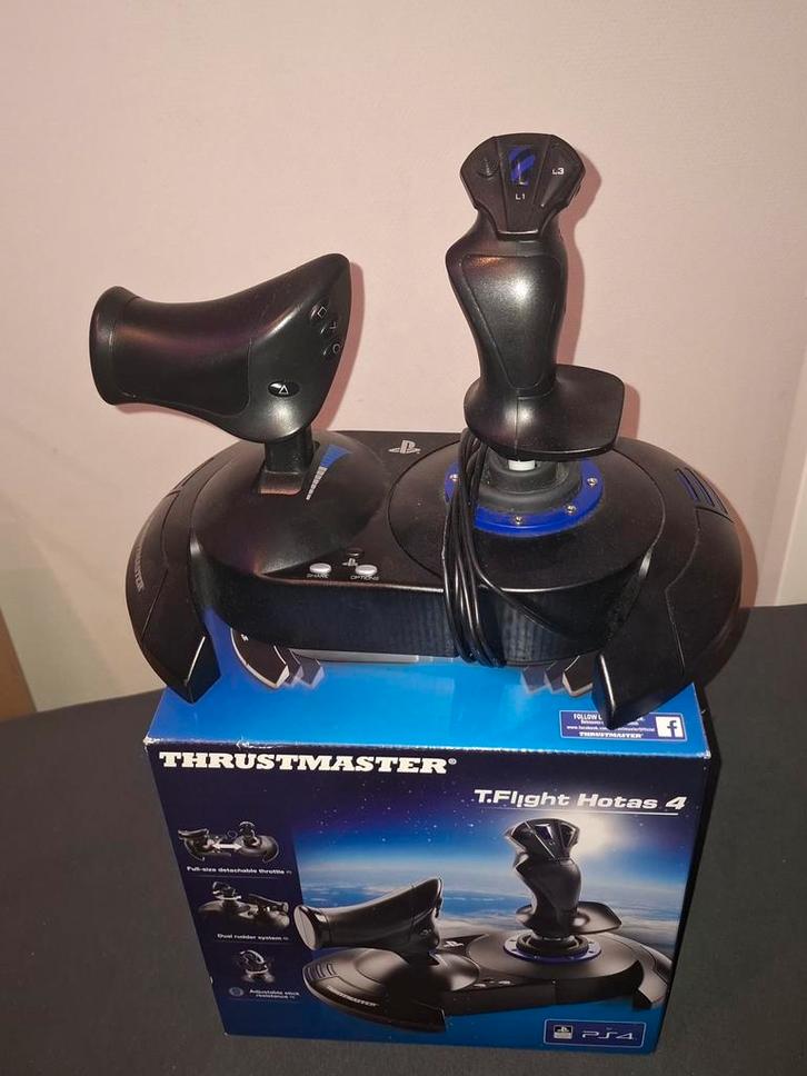 Thrustmaster T.Flight Hotas 4 - PS4 Joystick weinig gebruikt, Spelcomputers en Games, Spelcomputers | Overige Accessoires, Zo goed als nieuw