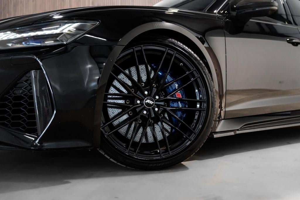 Audi A6 Avant RS6 TFSI quattro URBAN ABT PANO CARBON, Auto's, Gebruikt, 600 pk, Zwart, Leder