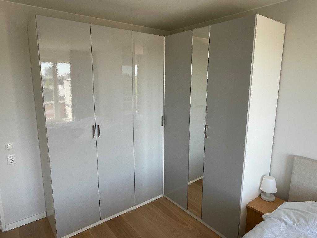 PAX kast Ikea, hoekopstelling 3,75 meter + 100cm losse kast, Huis en Inrichting, Kasten | Kledingkasten, Zo goed als nieuw, 200 cm of meer