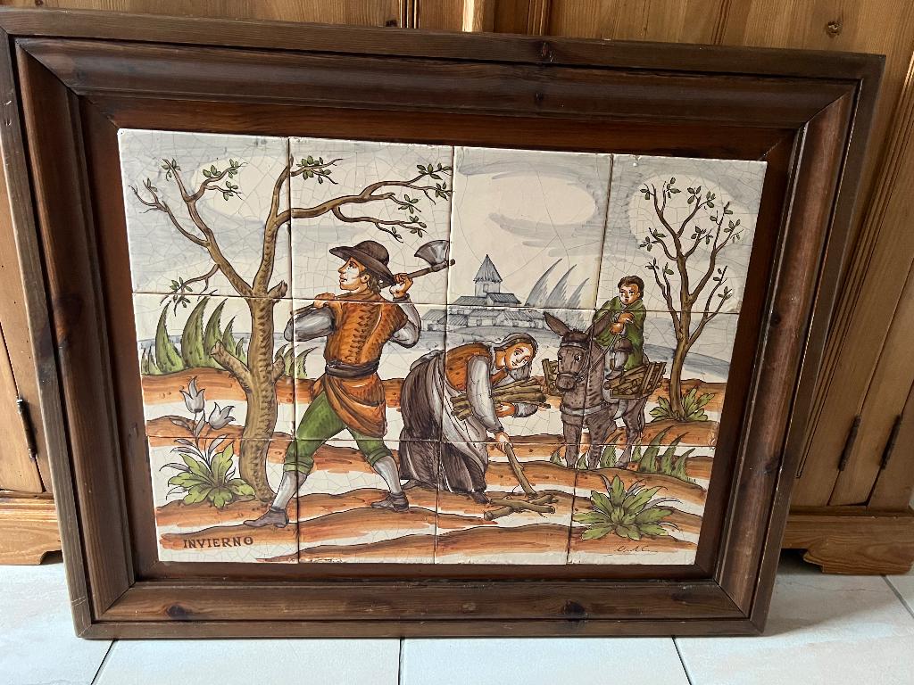 Spaans tegeltableau, Antiek en Kunst, Ophalen