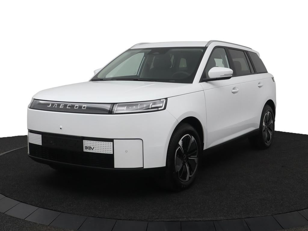 Jaecoo 5 Exclusive 61 kWh - Nieuw uit voorraad! - Stoelverwa, Auto's, Overige Auto's, 12 maanden, Zwart, Wit, Leder